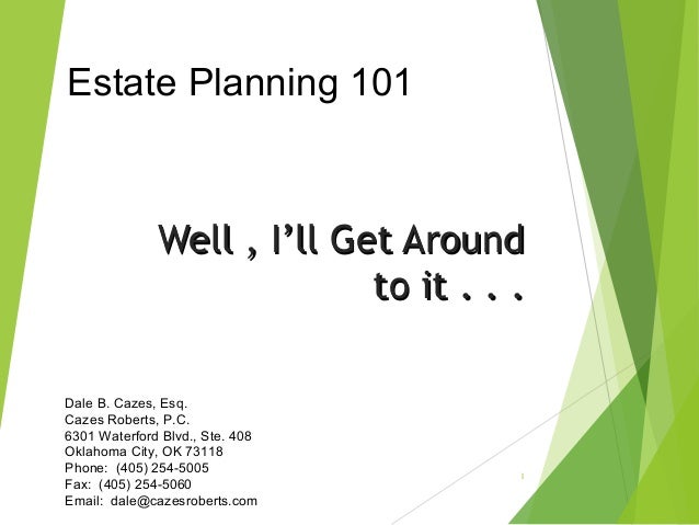 estate planning 101 presentation