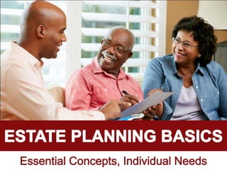 Estate planning basics  essential concepts, individual needs