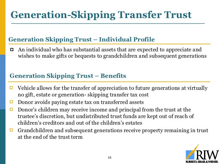 generation skipping trust diagram estate planning for the business owner updated 1 5 2011 generation skipping trust diagram estate planning for the business owner updated 1 5 2011