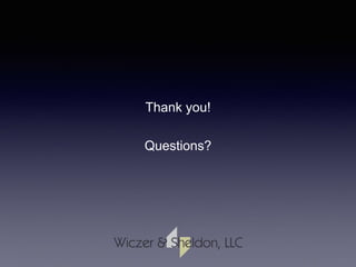 Thank you!
Questions?
 