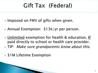 Estate Planning Tutorial