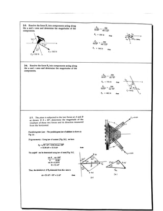 Estatica hibeller-tenth edition-solcuionario