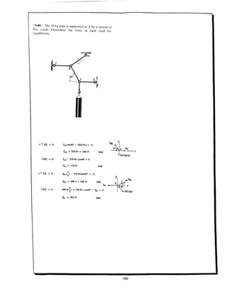 Estatica hibeller-tenth edition-solcuionario