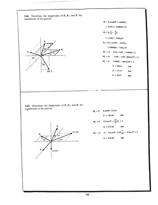 Estatica hibeller-tenth edition-solcuionario
