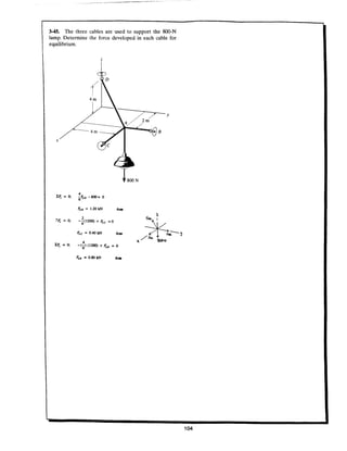 Estatica hibeller-tenth edition-solcuionario