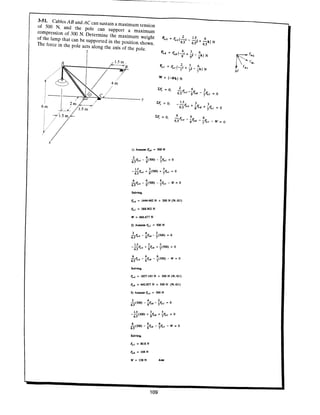 Estatica hibeller-tenth edition-solcuionario