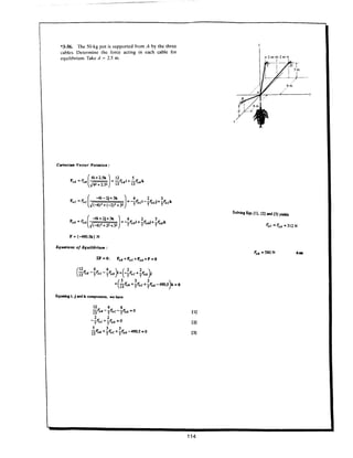 Estatica hibeller-tenth edition-solcuionario