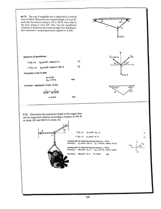 Estatica hibeller-tenth edition-solcuionario