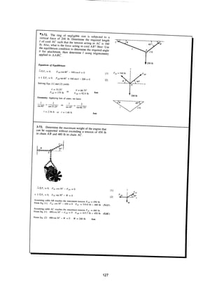 Estatica hibeller-tenth edition-solcuionario