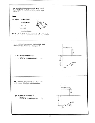 Estatica hibeller-tenth edition-solcuionario
