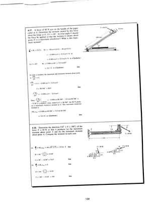Estatica hibeller-tenth edition-solcuionario