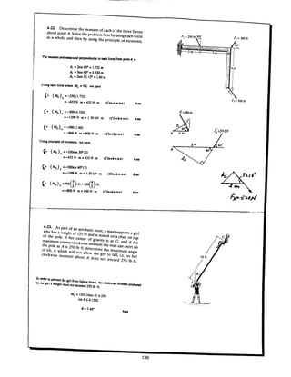 Estatica hibeller-tenth edition-solcuionario