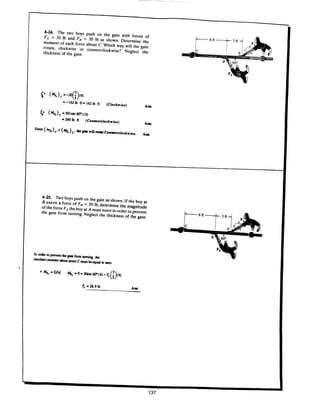 Estatica hibeller-tenth edition-solcuionario