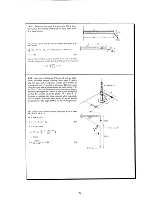 Estatica hibeller-tenth edition-solcuionario