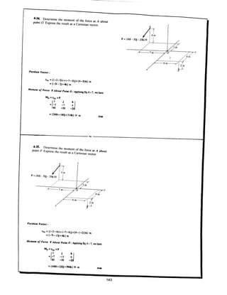 Estatica hibeller-tenth edition-solcuionario