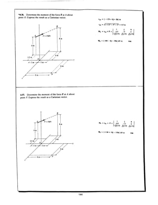 Estatica hibeller-tenth edition-solcuionario