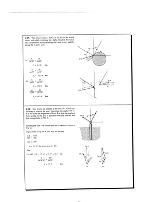 Estatica hibeller-tenth edition-solcuionario