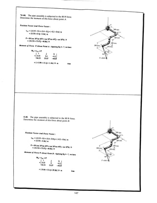 Estatica hibeller-tenth edition-solcuionario