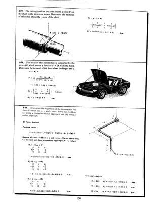 Estatica hibeller-tenth edition-solcuionario
