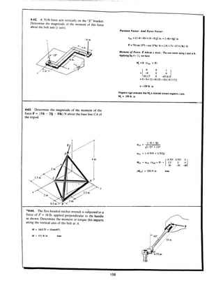 Estatica hibeller-tenth edition-solcuionario