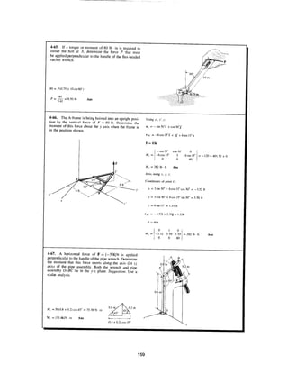 Estatica hibeller-tenth edition-solcuionario