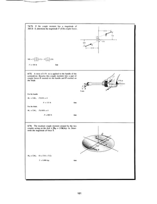 Estatica hibeller-tenth edition-solcuionario