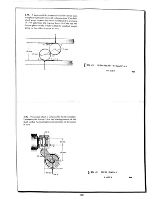 Estatica hibeller-tenth edition-solcuionario