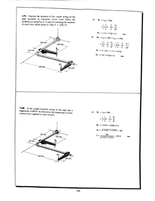 Estatica hibeller-tenth edition-solcuionario