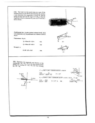 Estatica hibeller-tenth edition-solcuionario