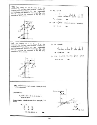Estatica hibeller-tenth edition-solcuionario