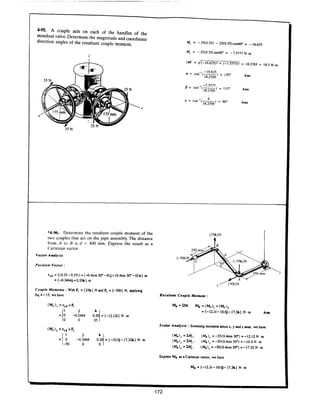 Estatica hibeller-tenth edition-solcuionario