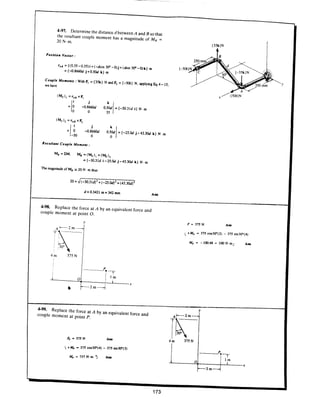 Estatica hibeller-tenth edition-solcuionario