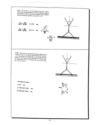 Estatica hibeller-tenth edition-solcuionario
