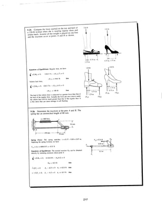 Estatica hibeller-tenth edition-solcuionario