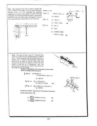 Estatica hibeller-tenth edition-solcuionario