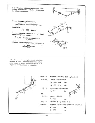 Estatica hibeller-tenth edition-solcuionario