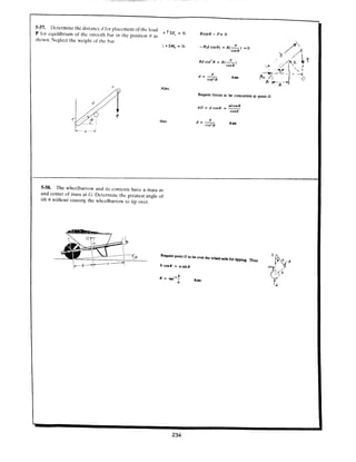 Estatica hibeller-tenth edition-solcuionario