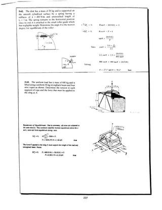 Estatica hibeller-tenth edition-solcuionario