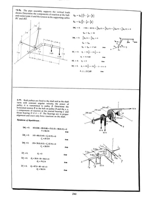 Estatica hibeller-tenth edition-solcuionario