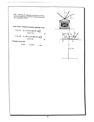 Estatica hibeller-tenth edition-solcuionario