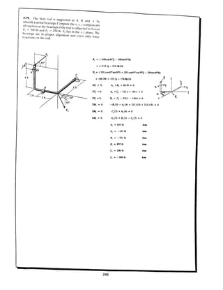 Estatica hibeller-tenth edition-solcuionario