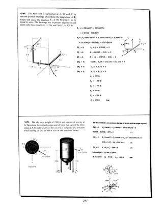 Estatica hibeller-tenth edition-solcuionario
