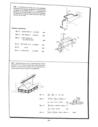 Estatica hibeller-tenth edition-solcuionario