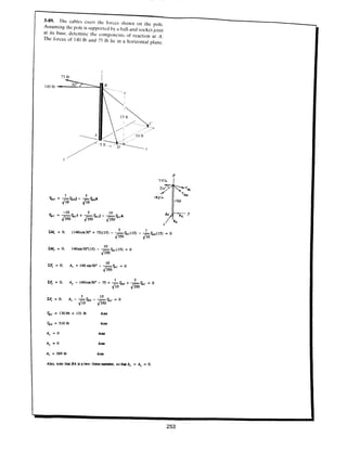 Estatica hibeller-tenth edition-solcuionario