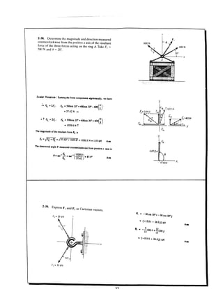 Estatica hibeller-tenth edition-solcuionario