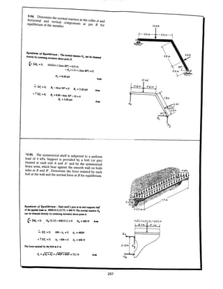 Estatica hibeller-tenth edition-solcuionario