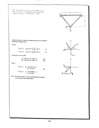 Estatica hibeller-tenth edition-solcuionario