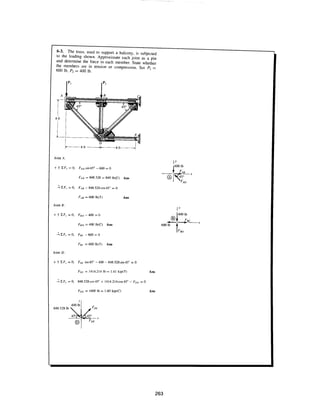 Estatica hibeller-tenth edition-solcuionario