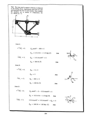 Estatica hibeller-tenth edition-solcuionario