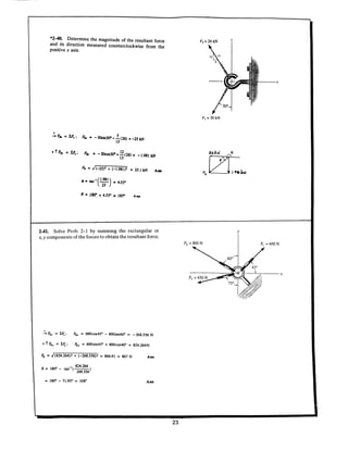 Estatica hibeller-tenth edition-solcuionario